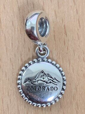 Pandora Colorado USA Travel Destination Dangle Charm, S925 Silver Jewelry